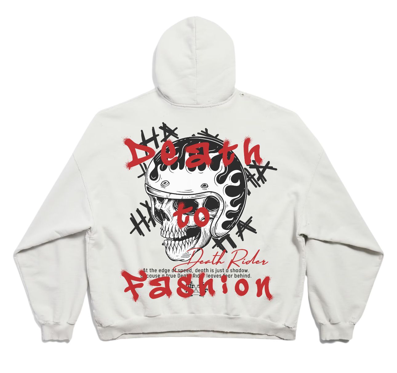 Death Rider Flaming Skull Helmet Unisex Graphic T-Shirt/Sweatshirt/Hoodie