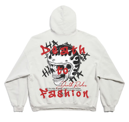 Death Rider Flaming Skull Helmet Unisex Graphic T-Shirt/Sweatshirt/Hoodie