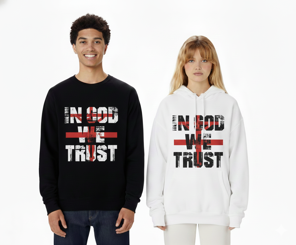 In God We Trust Unisex Graphic Print T-Shirt/Sweatshirt/Hoodie