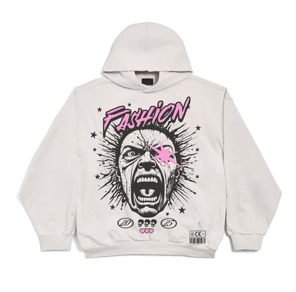 Fashion Screaming Face Unisex Graphic Print T-Shirt/Sweatshirt/Hoodie